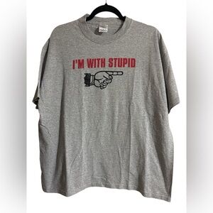 I'm With Stupid Graphic Tee